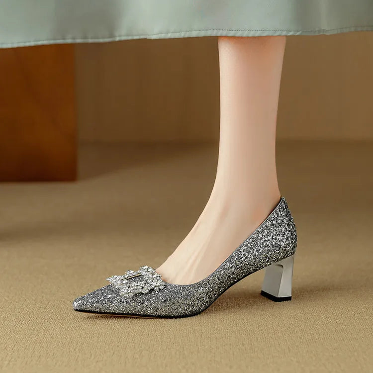 Chloe&Rose™| Gloria Glitter Pumps