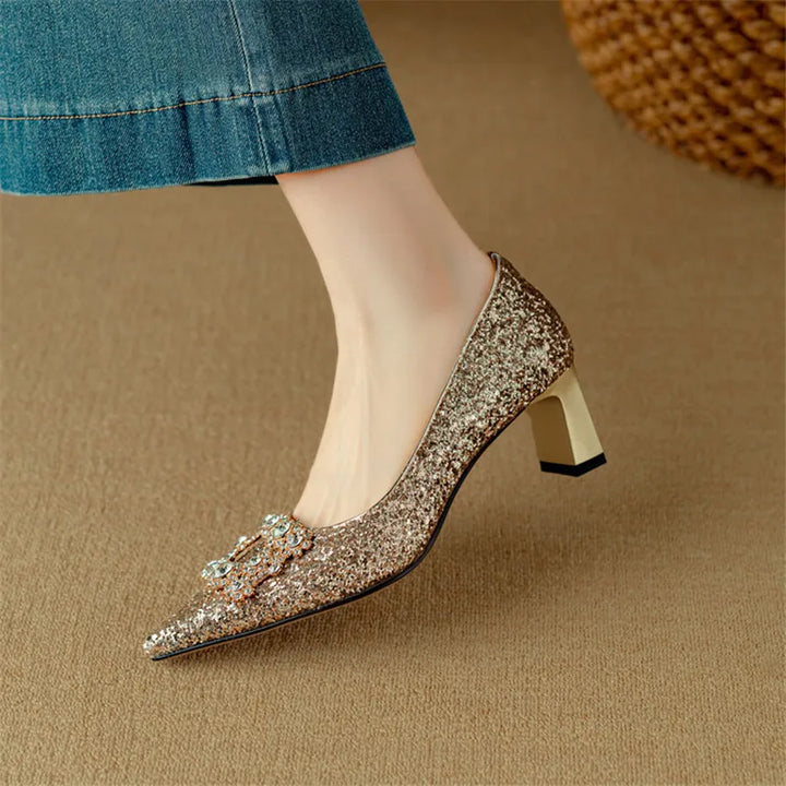 Chloe&Rose™| Gloria Glitter Pumps