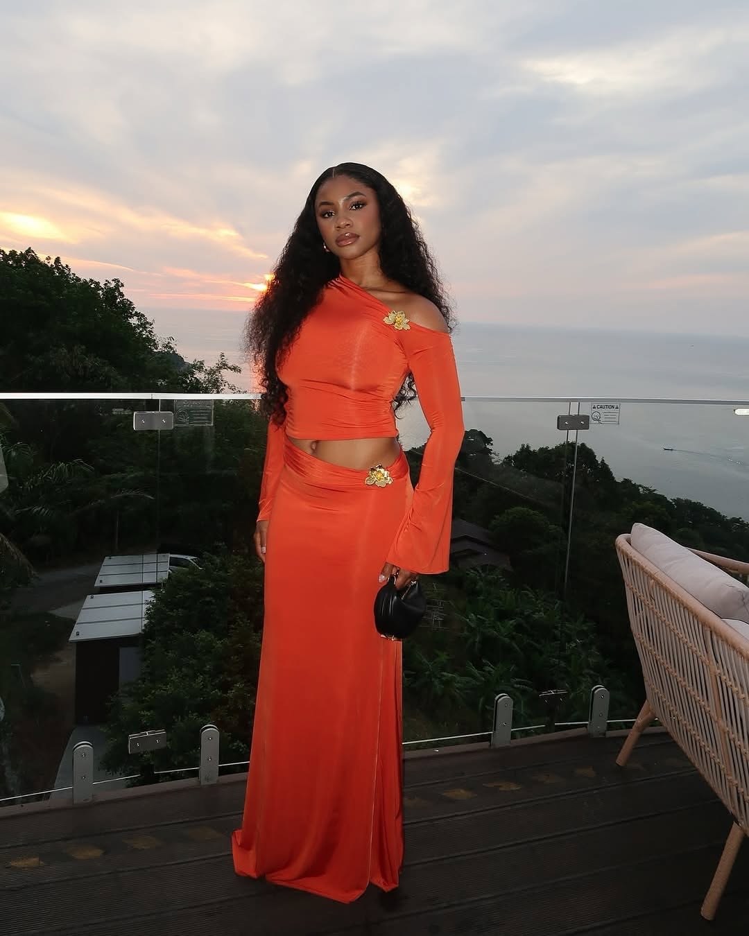 Mariluz – Elegant Maxi Skirt  Set