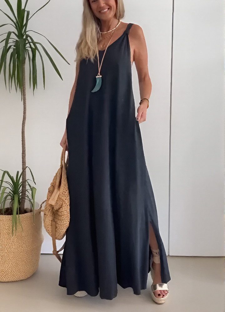 Melissa™ | Sleeveless Flowy Maxi Dress