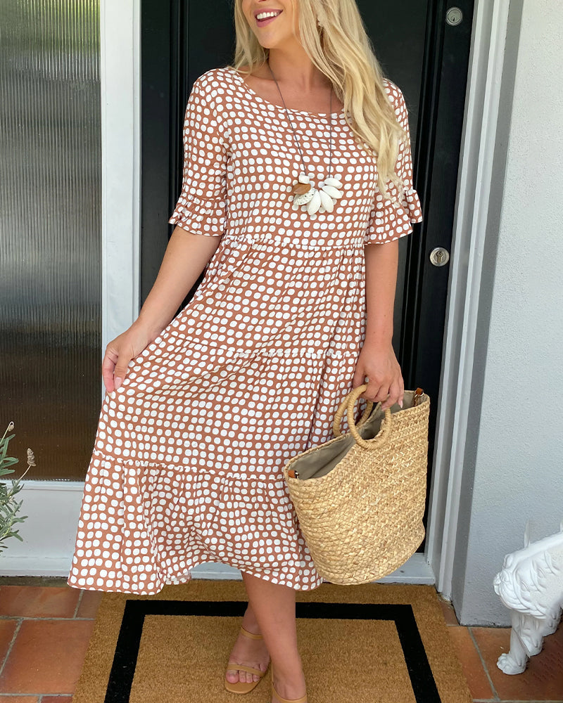 Zoe™ | Polka Dot Elegance Dress