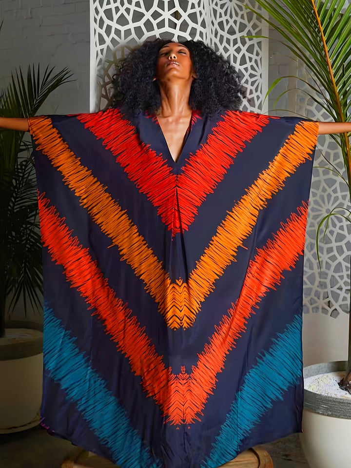 Camille - Batwing Sleeve Swim Dress