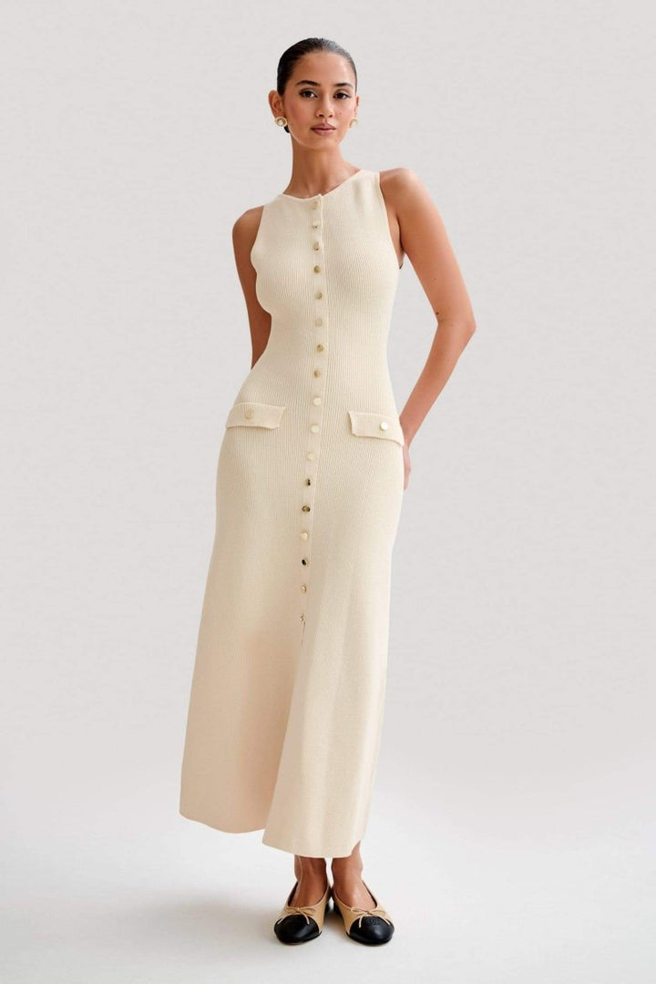 Sofia Sleeveless Knit Maxi Dress