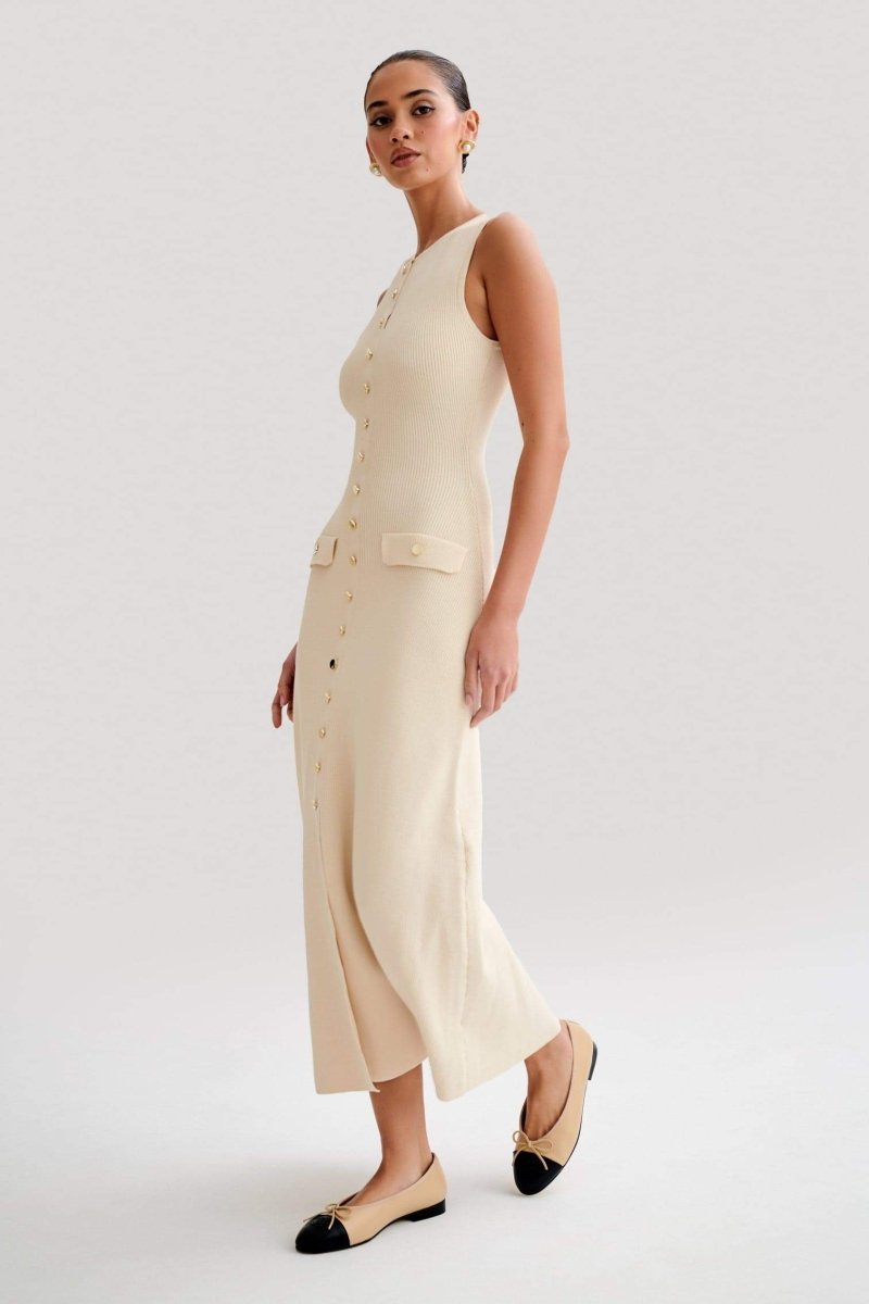 Sofia Sleeveless Knit Maxi Dress