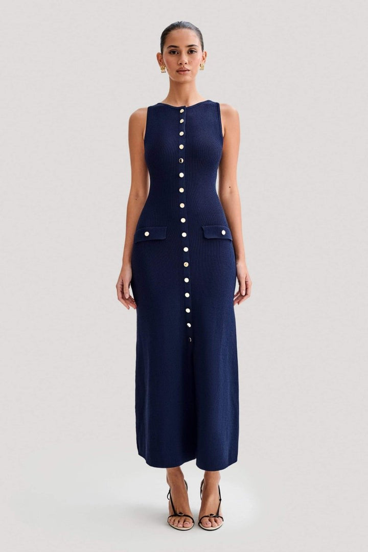 Sofia Sleeveless Knit Maxi Dress