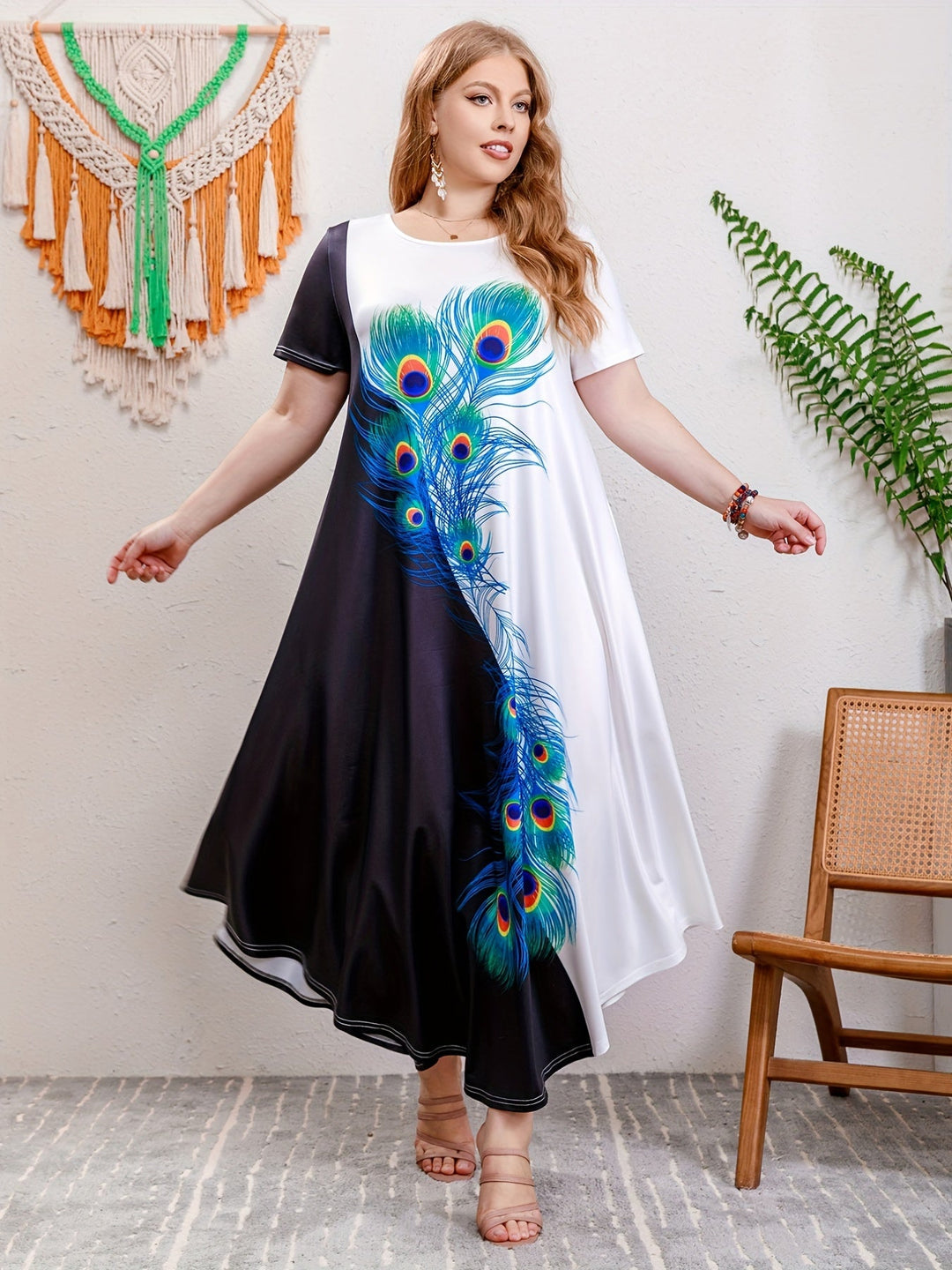 Karen - Plus Size Floral Dress