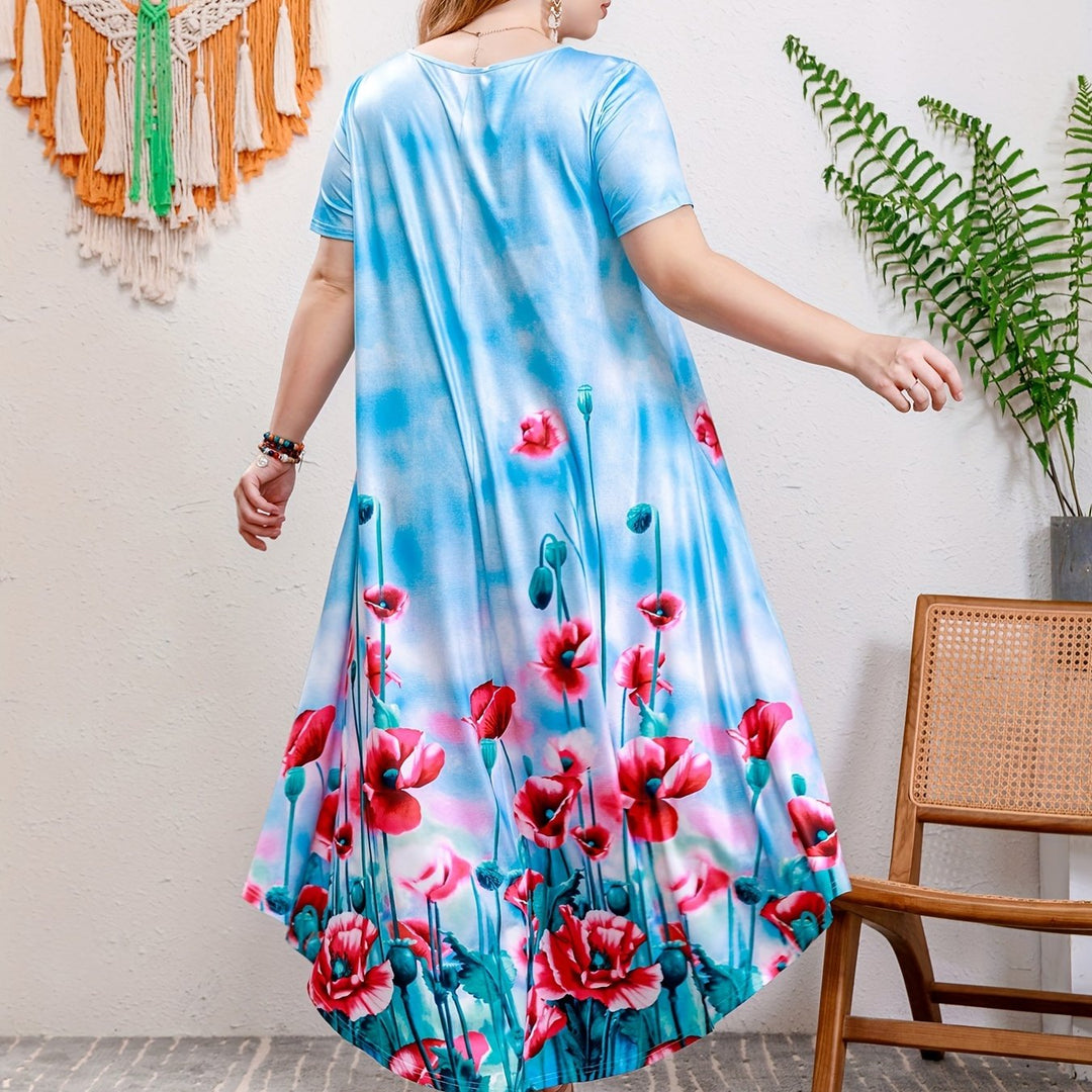 Karen - Plus Size Floral Dress