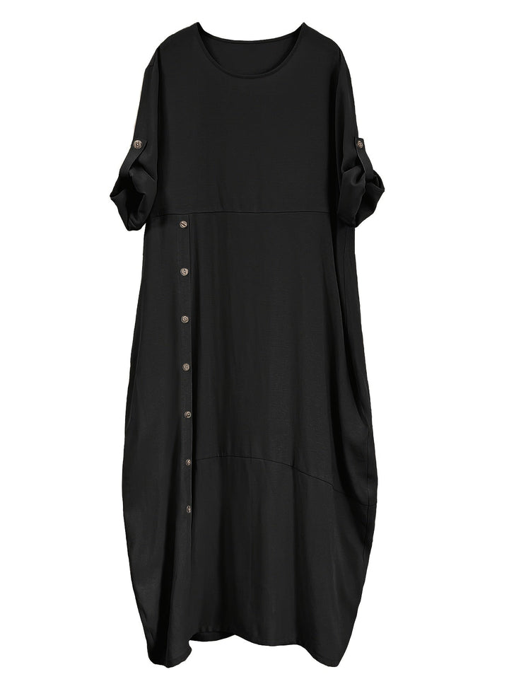 Chloe™ | Side-Button Maxi Dress