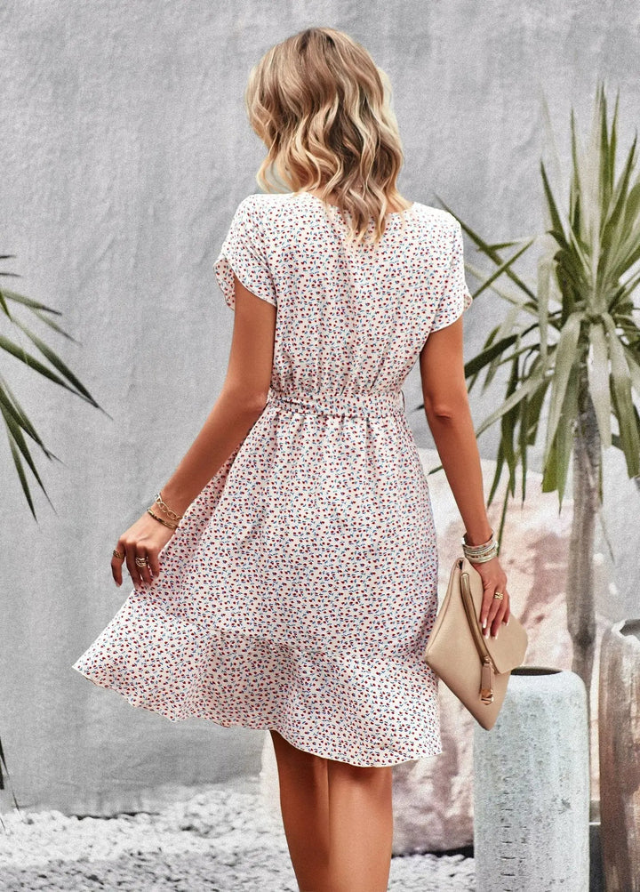 Scarlett™ - Casual Pleated Floral Dress