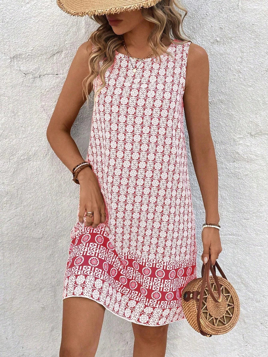 Mia™ - Floral Print Vacation Dress