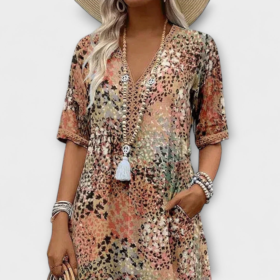 Jasmine - Vibrant Floral Dress