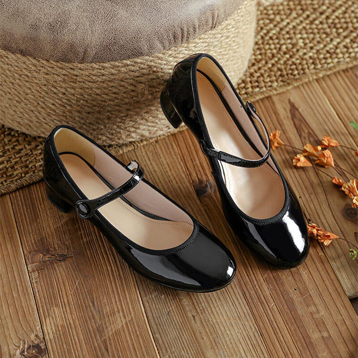 Chloe&Rose™| Livy Leather Mary Janes