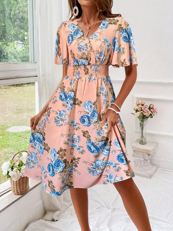 Jessica - Floral Print Maxi Dress