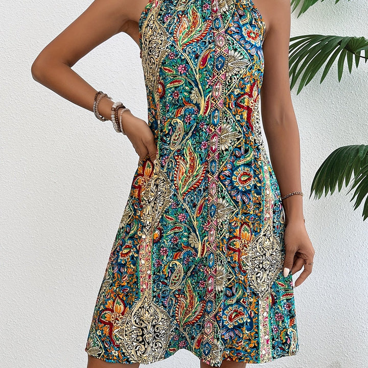 Zoe™ - Elegant Halterneck Dress