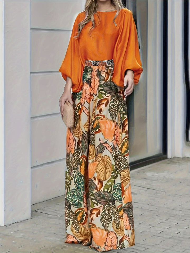 Peyton™ - Stylish Top and Wide Pants Set