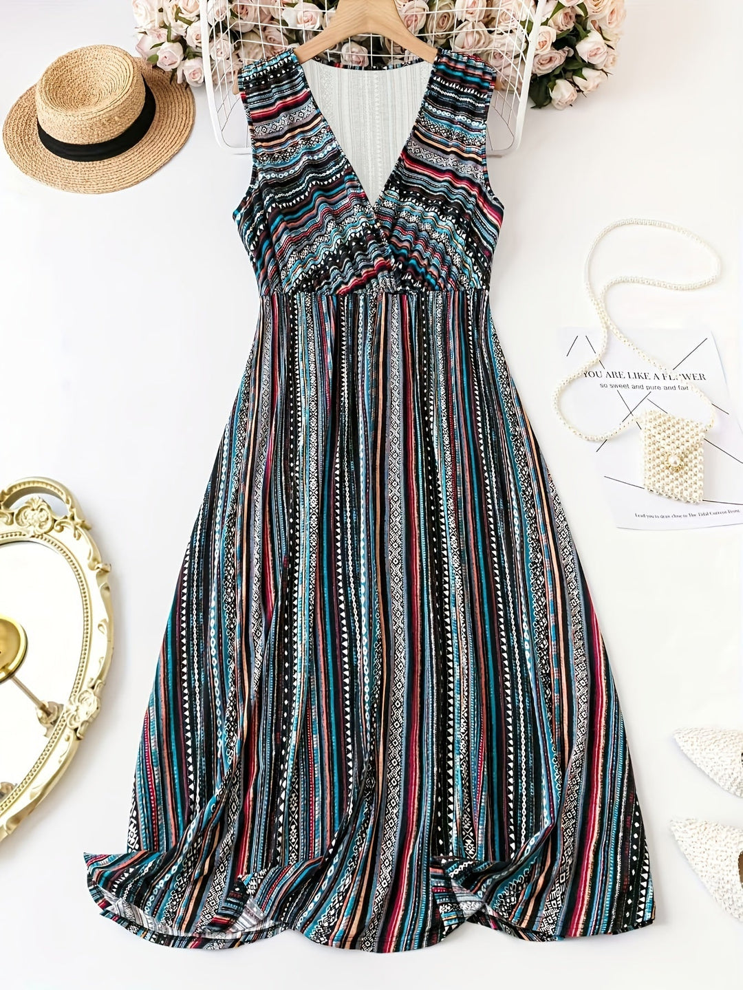 Leire – Striped Summer Dress