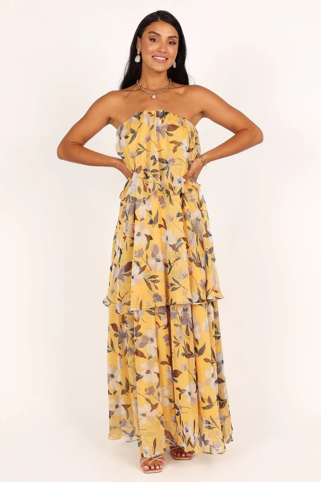 Paloma – Long Strapless Dress