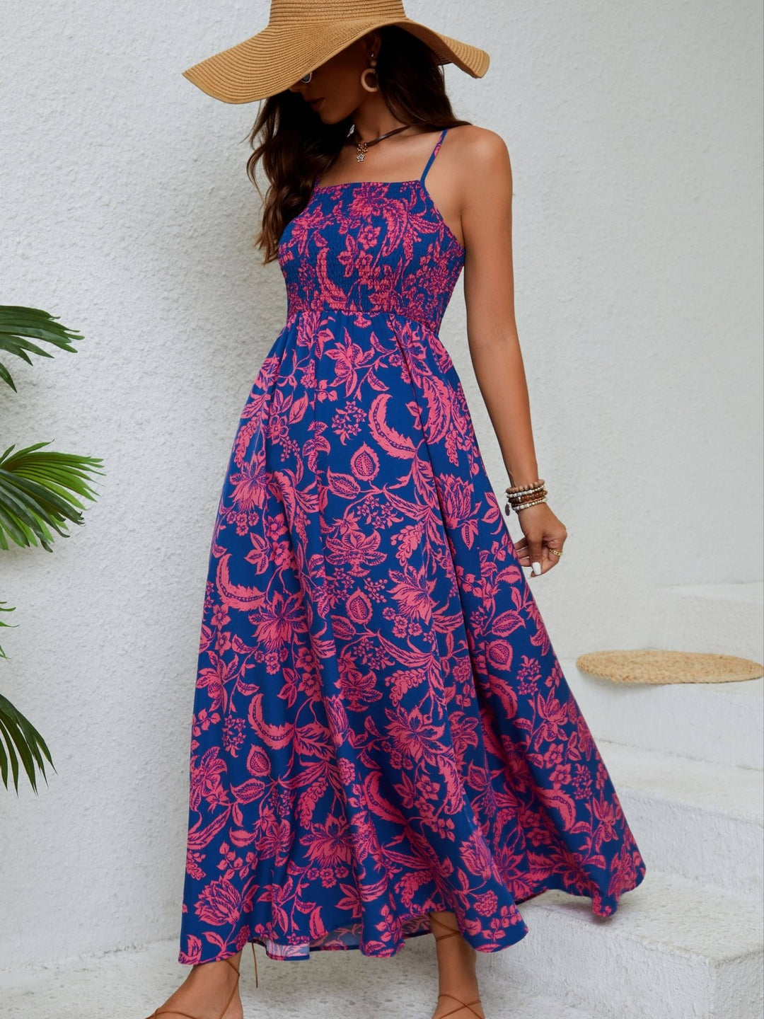 Catalina – Floral Strappy Dress
