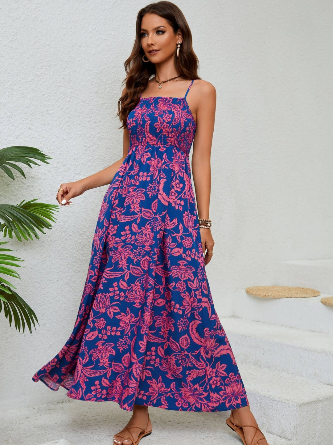 Catalina – Floral Strappy Dress