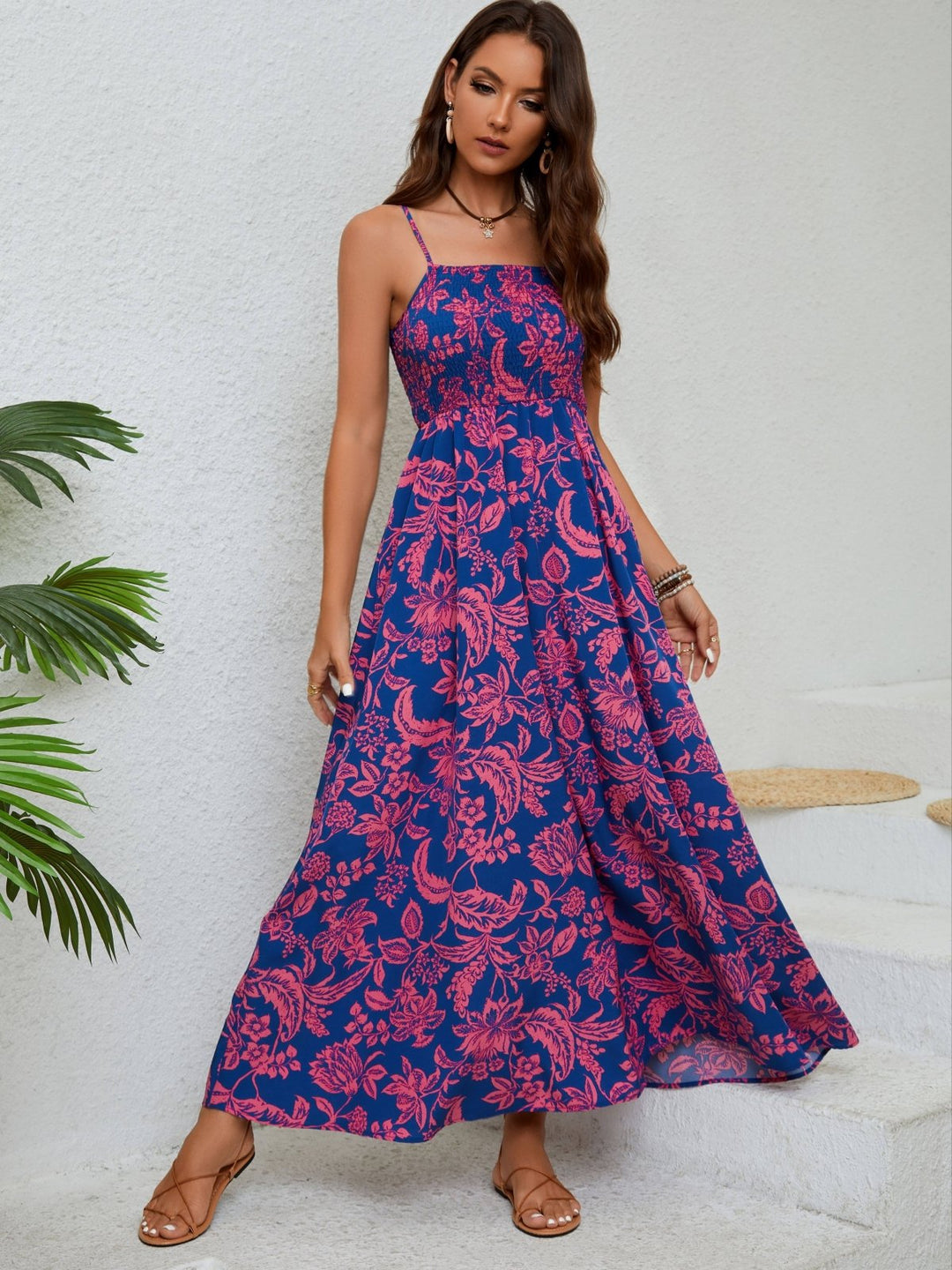 Catalina – Floral Strappy Dress