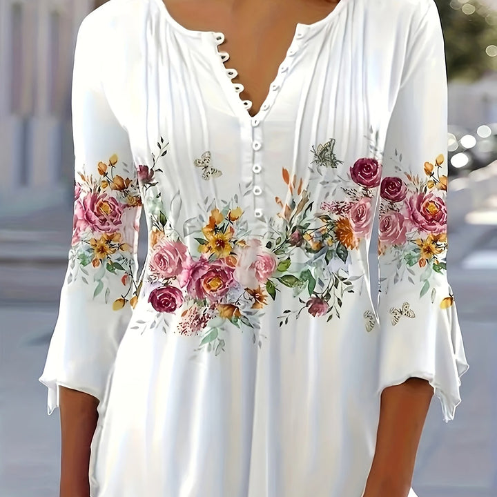 Janet Elegance Bloom Tunic