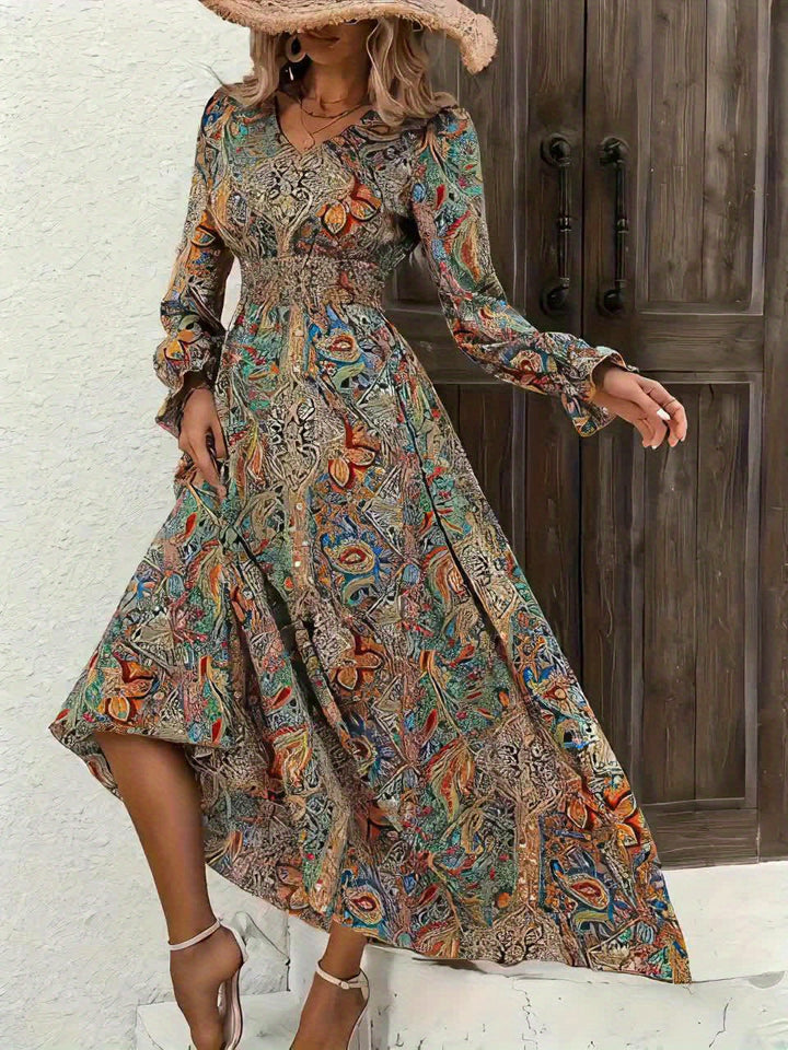 Mekha - Long Sleeve Floral Dress