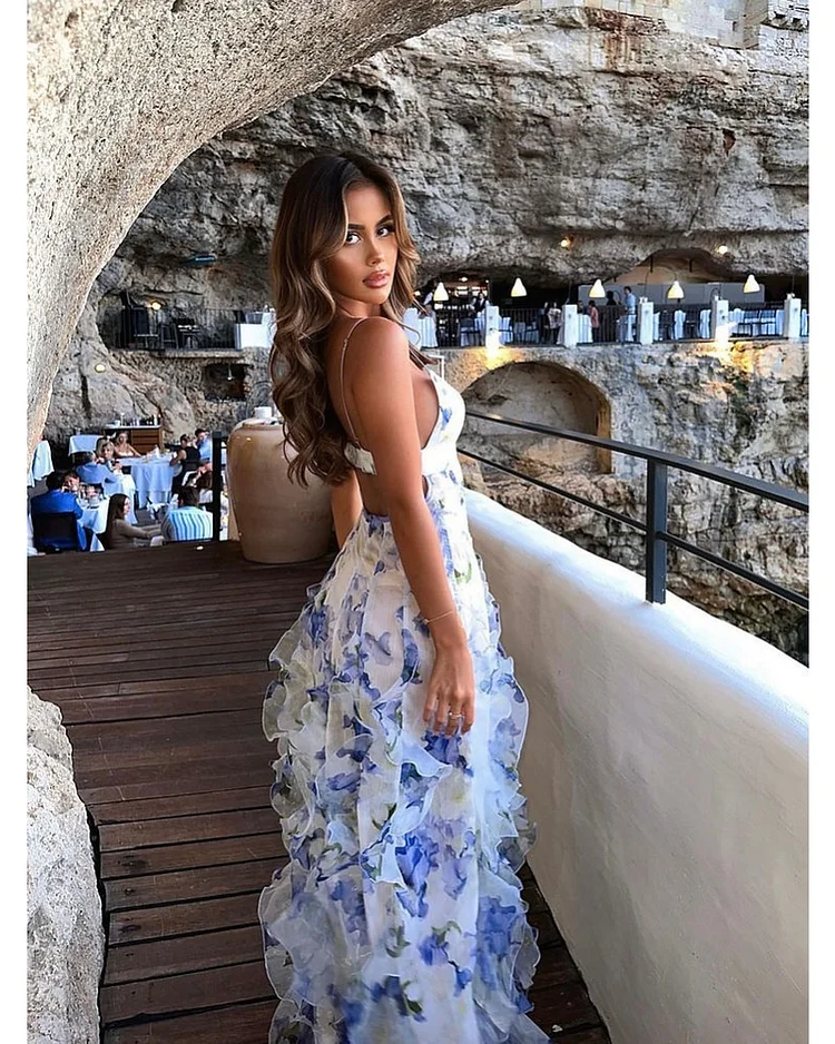 Noelia – Floral Wrap Dress