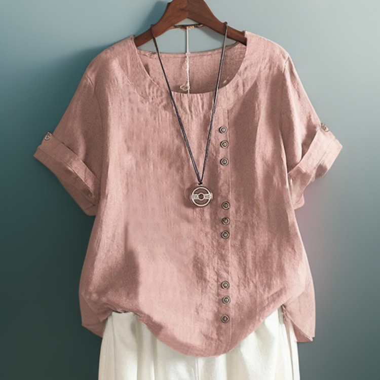 Anika | Button Detail Everyday Blouse
