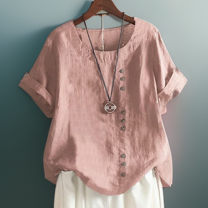 Anika | Button Detail Everyday Blouse