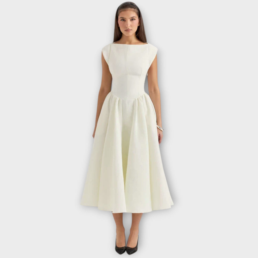 Victoria - Stylish Midi Dress