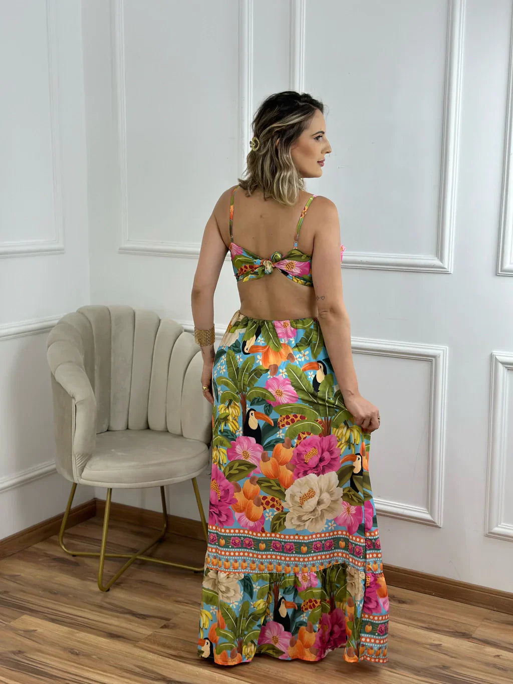 Olivia™ - Backless Spaghetti Strap Dress