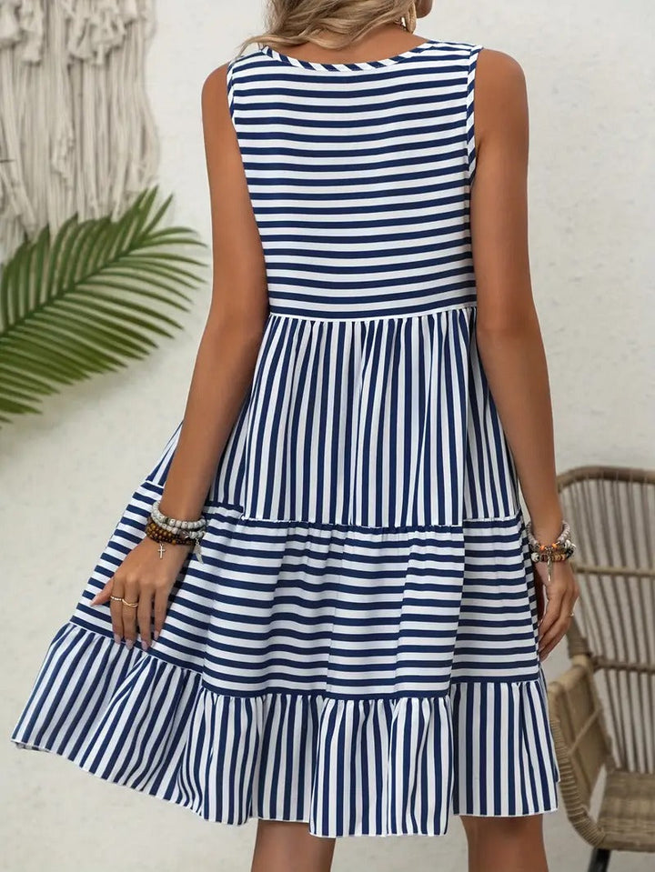 Lauren™ | Sleeveless Striped Sundress