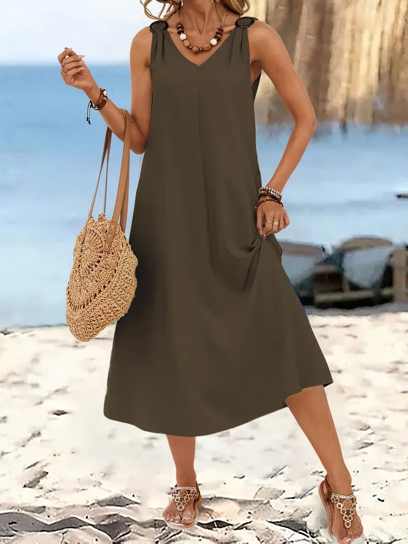 Olivia™ | Sleeveless Beach Dress