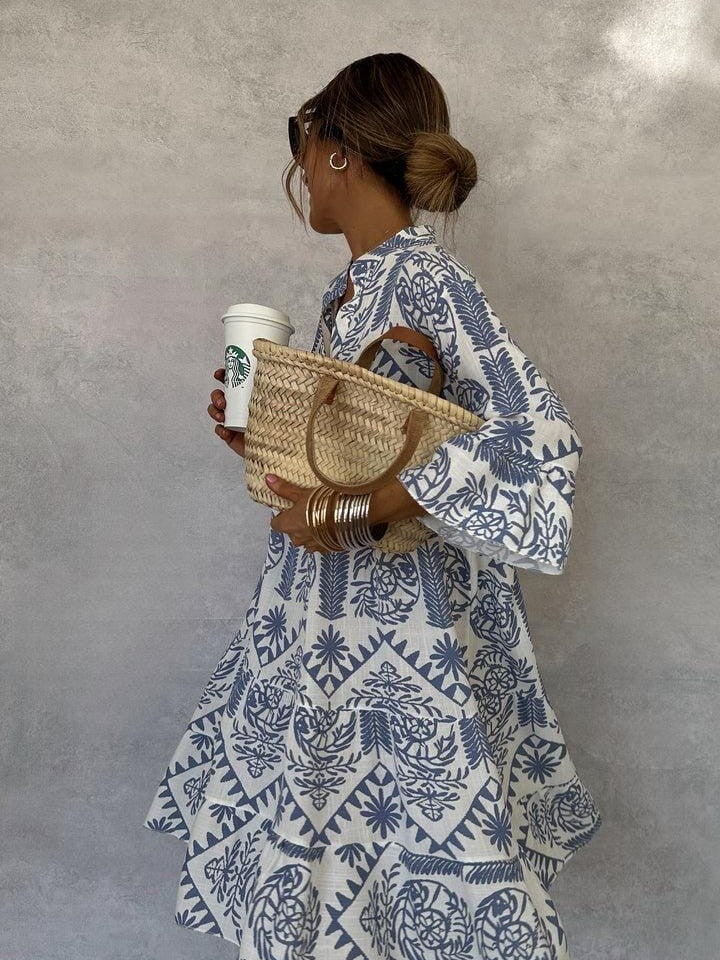 Lourdes – Timeless Blue Dress