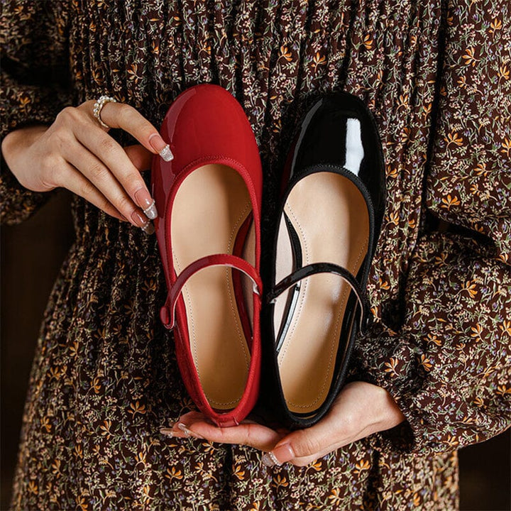 Chloe&Rose™| Livy Leather Mary Janes