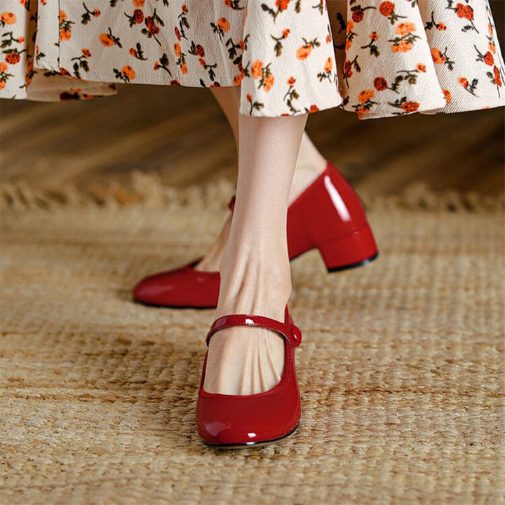 Chloe&Rose™| Livy Leather Mary Janes