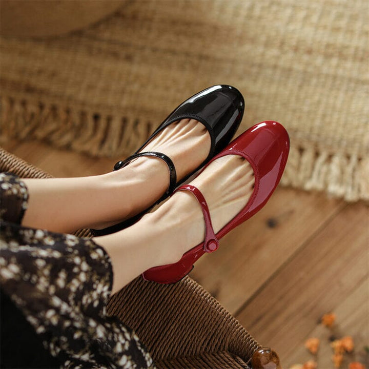 Chloe&Rose™| Livy Leather Mary Janes