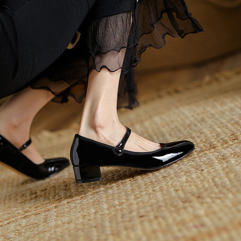 Chloe&Rose™| Livy Leather Mary Janes
