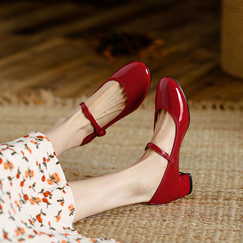 Chloe&Rose™| Livy Leather Mary Janes