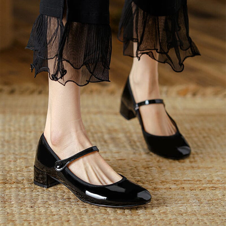 Chloe&Rose™| Livy Leather Mary Janes