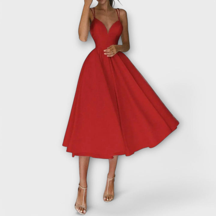 Midi Dress with Volume