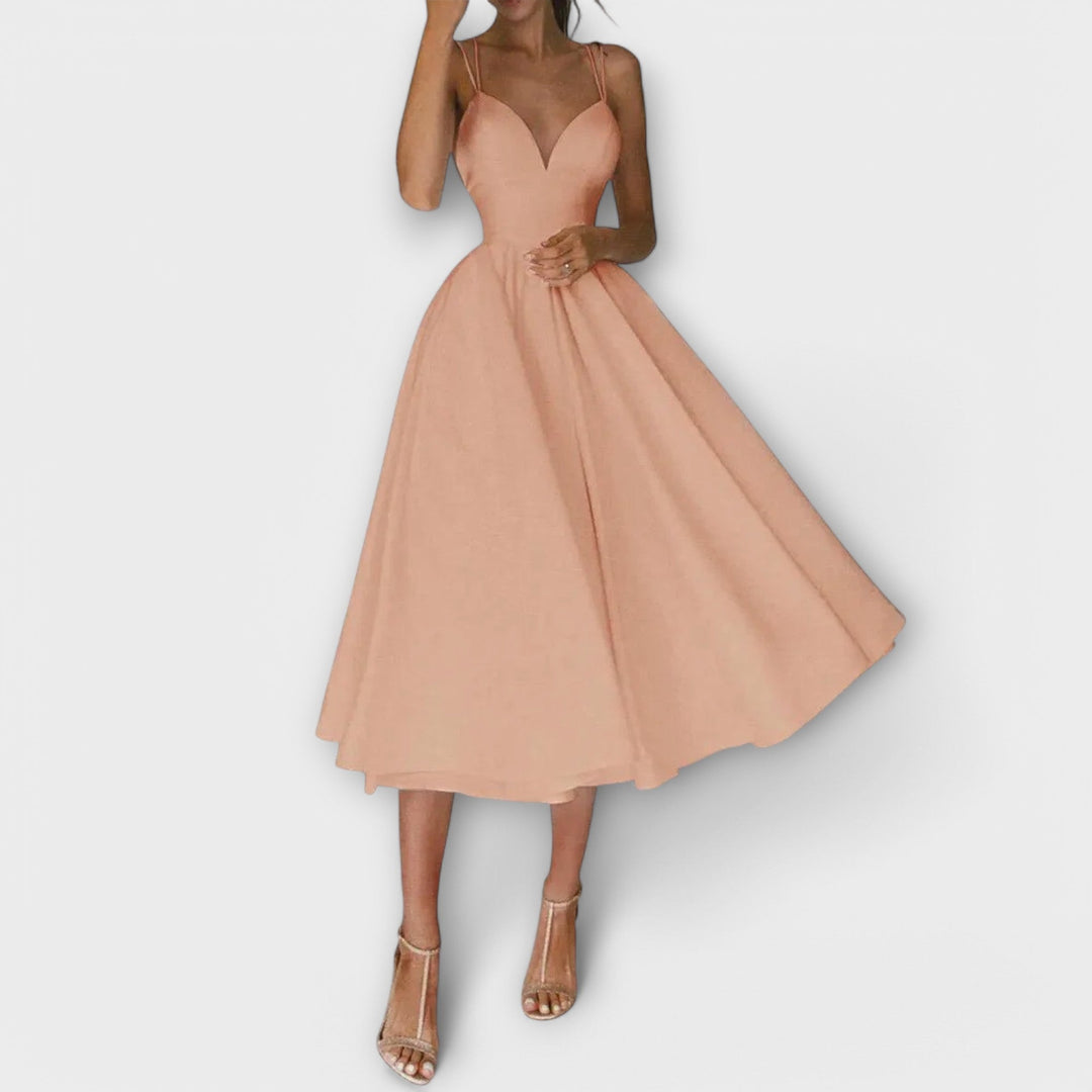 Midi Dress with Volume