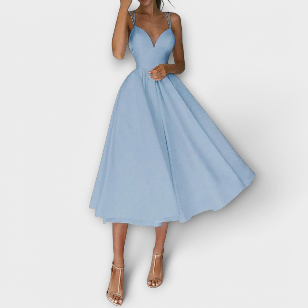 Midi Dress with Volume