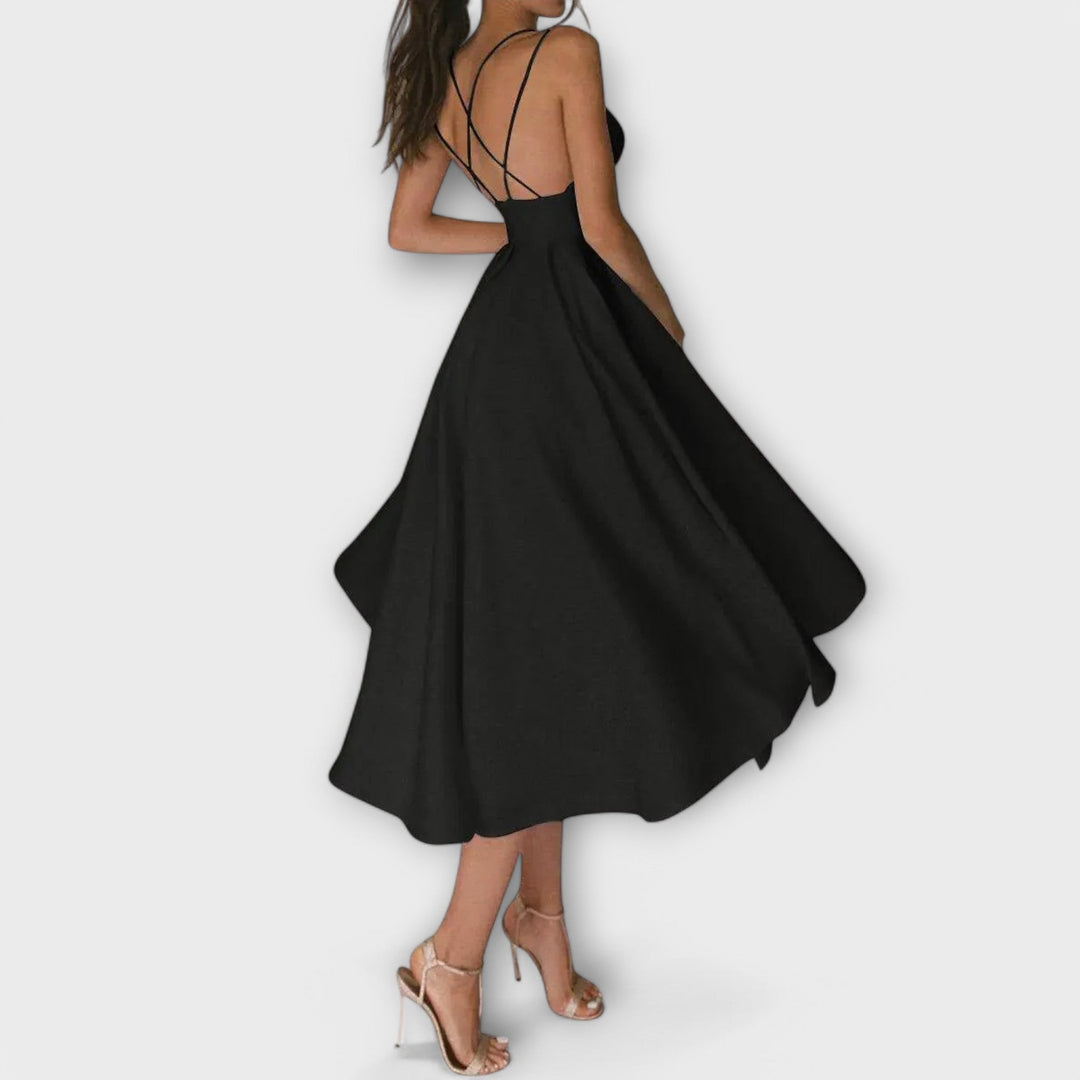 Midi Dress with Volume