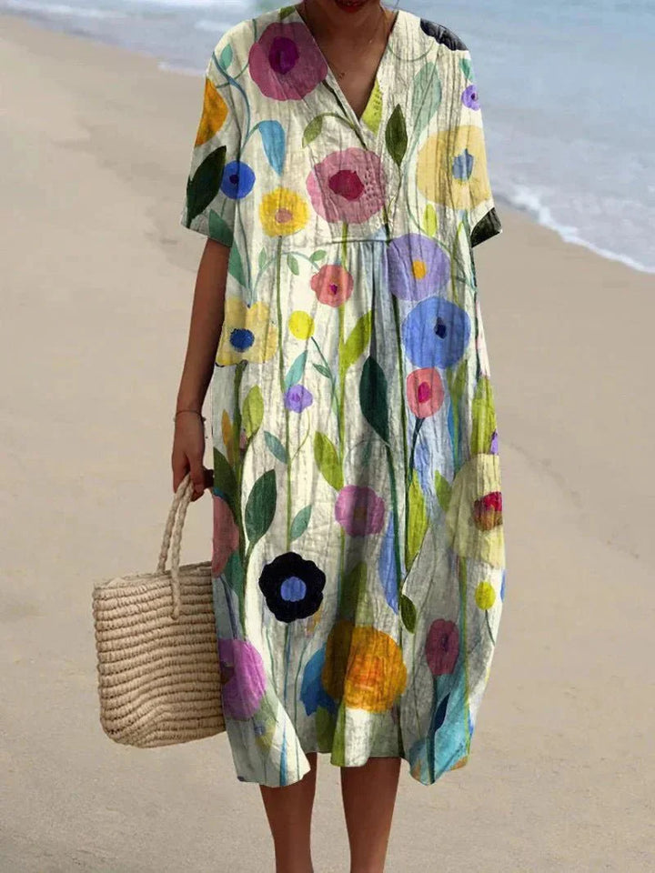 Tilda – Elegant Summer Dress with Floral Patterns