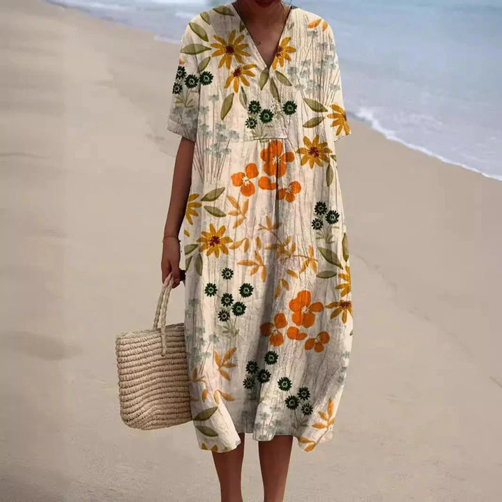 Tilda – Elegant Summer Dress with Floral Patterns