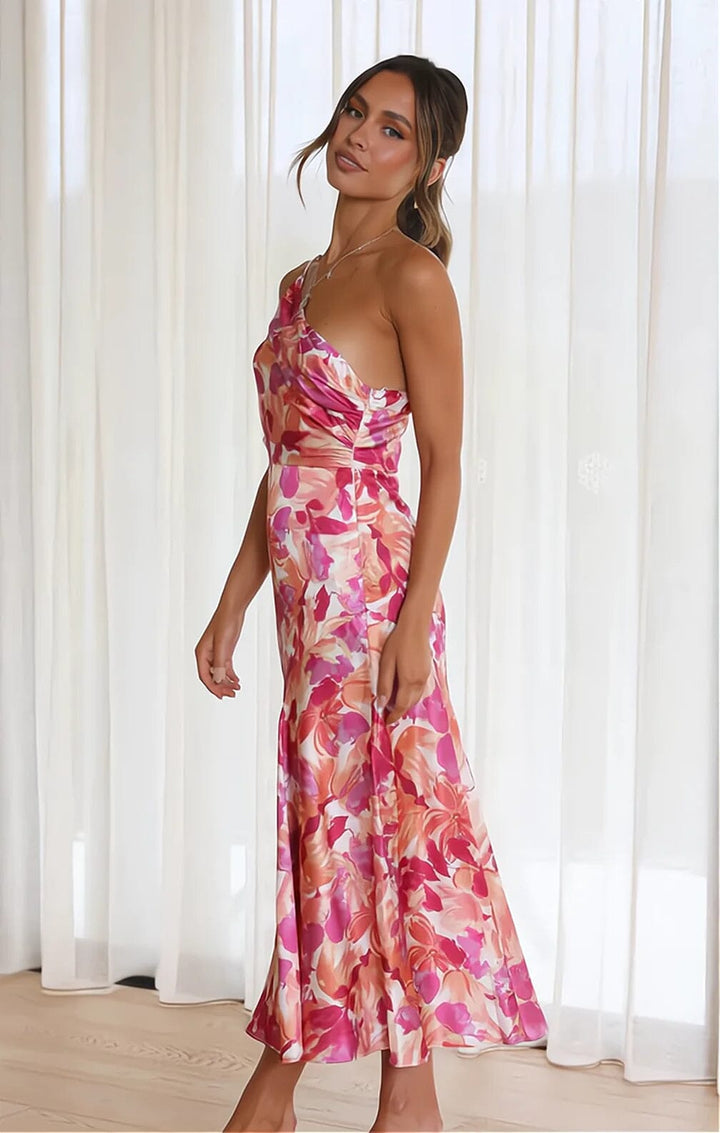 Triana - Long Printed Dress